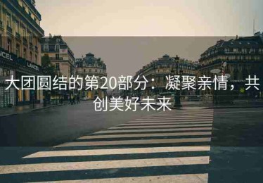 大团圆结的第20部分：凝聚亲情，共创美好未来