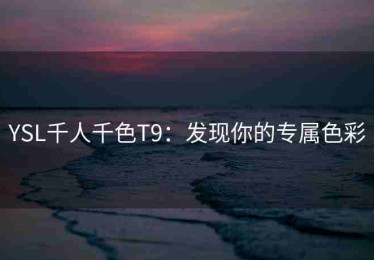 YSL千人千色T9：发现你的专属色彩