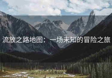 流放之路地图：一场未知的冒险之旅