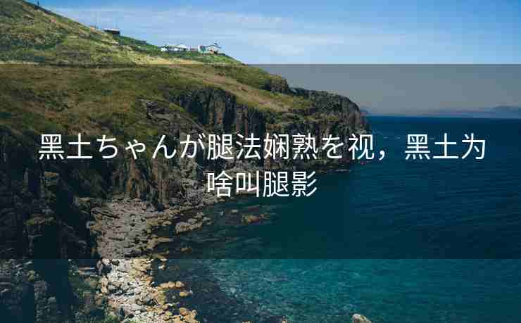 黑土ちゃんが腿法娴熟を视,黑土为啥叫腿影 黑土ちゃんが腿法娴熟を视,黑土为啥叫腿影